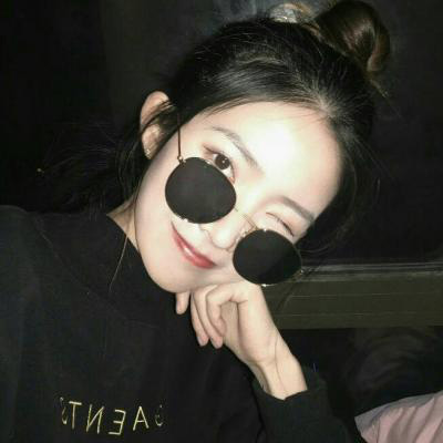 超好看的女生戴墨镜头像大全(16张)
