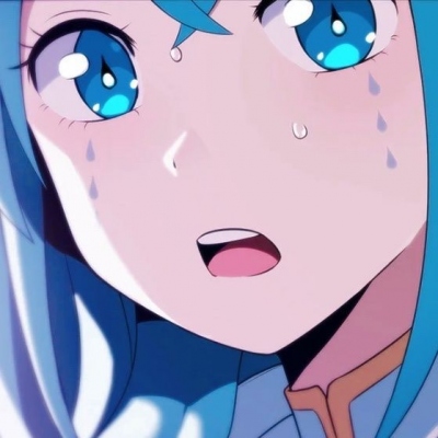 蓝色系女生二次元头像(优选18张)