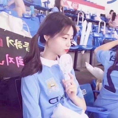 超级好看的蓝色系女生头像(共16张)