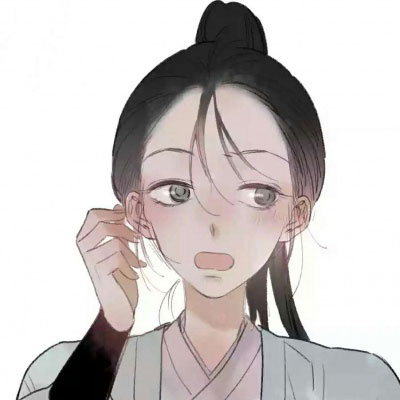 古风情侣头像一对两张唯美卡通图片(18张)