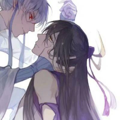 古风情侣头像一对两张唯美卡通图片(18张)