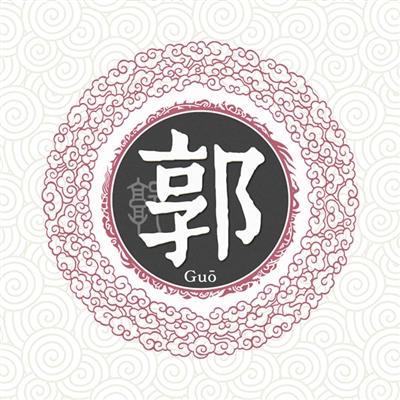 一组爆火的姓氏头像(优选16张)