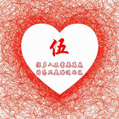 2023最火的姓氏微信头像(精选16张)