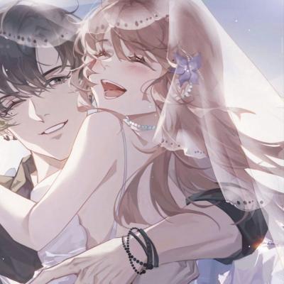 高清浪漫二次元动漫情侣头像图片大全(18张)