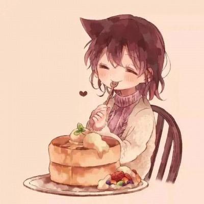 qq情头可爱萌情侣头像一人一张(优选30张)