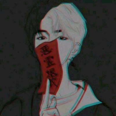 暗黑系动漫头像男图片大全(24张)