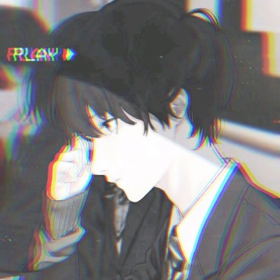 暗黑系动漫头像男图片大全(24张)