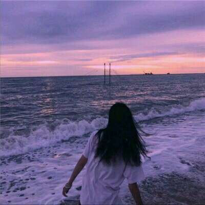 海边气质美女背影头像(优选22张)