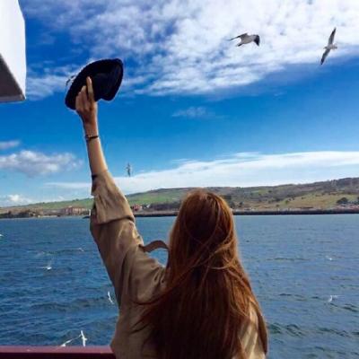 海边气质美女背影头像(优选22张)