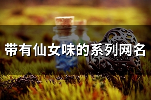 带有仙女味的系列网名(111个)