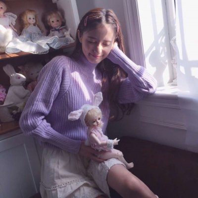 超仙气的紫色系列女生头像(优选20张)