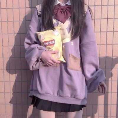 紫色的女生头像图片(24张)