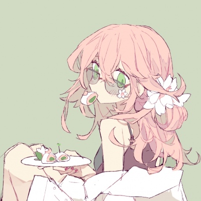 高清好看的可爱简单卡通动漫女孩头像图片(优选35张)