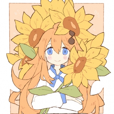 高清好看的可爱简单卡通动漫女孩头像图片(优选35张)