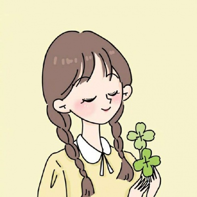 高清好看的可爱简单卡通动漫女孩头像图片(优选35张)