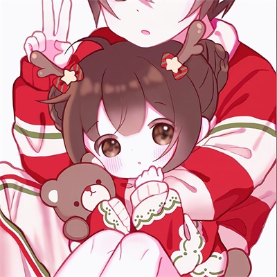 呆萌可爱卡通情侣头像(优选18张)