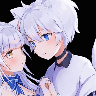 呆萌可爱卡通情侣头像(优选18张)