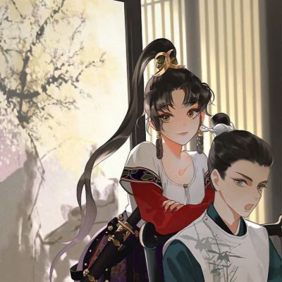 古风古韵唯美情侣头像(共14张)