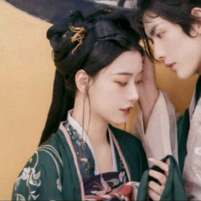 古风古韵唯美情侣头像(共14张)
