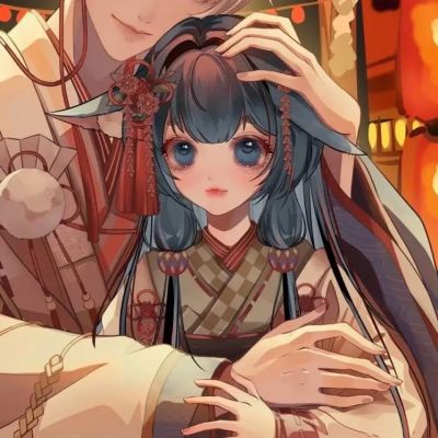 古风古韵唯美情侣头像(共14张)