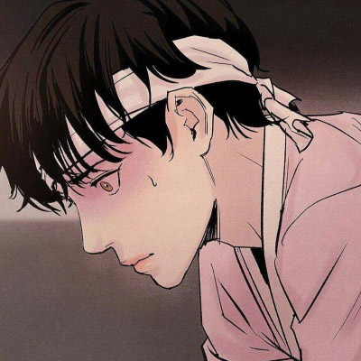 动漫男生虐心哭泣头像(共28张)