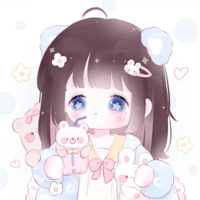 可爱女生图片卡通头像(共18张)