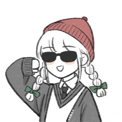 阳光可爱卡通女生头像(18张)