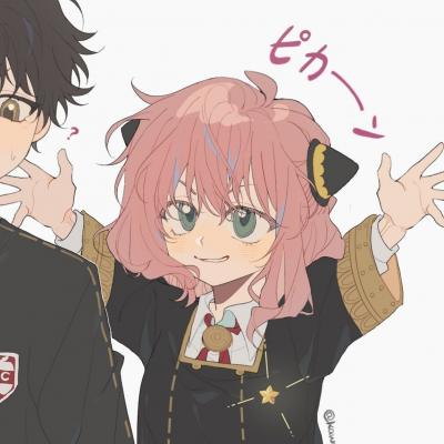 很精致很甜的动漫情头(共18张)