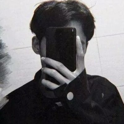 黑白情头一张男一张女情侣头像(共20张)