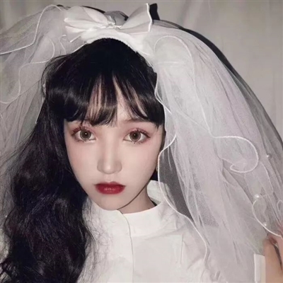 女生穿婚纱头像图片(优选24张)