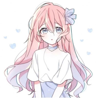 长发头像女卡通图片(20张)