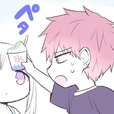 情头动漫情侣双人两张(共20张)