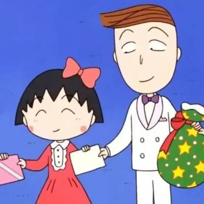 樱桃小丸子头像情侣两张(精选16张)