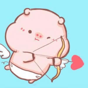 猪年情侣头像可爱图片(20张)