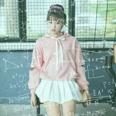 带有数学公式的女生头像(18张)