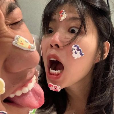 好看的不易撞双人情侣头像不明显(共22张)