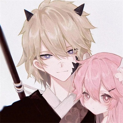 好看的不易撞双人情侣头像动漫(优选24张)