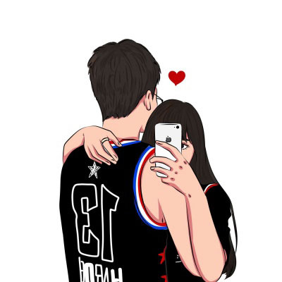 情侣头像成熟稳重两张动漫简单(16张)