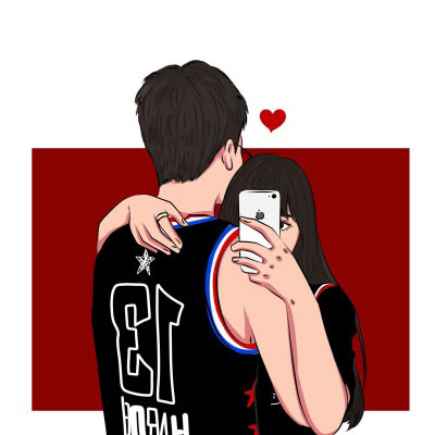 情侣头像成熟稳重两张动漫简单(16张)