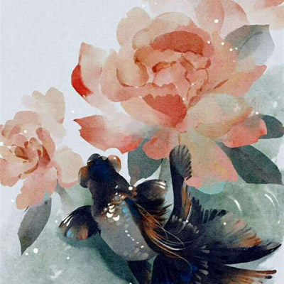 最好看的微信花朵头像好运(优选16张)