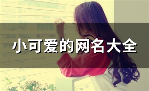 小可爱的网名大全(优选93个)