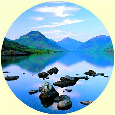 最招财聚财的山水微信头像(精选22张)