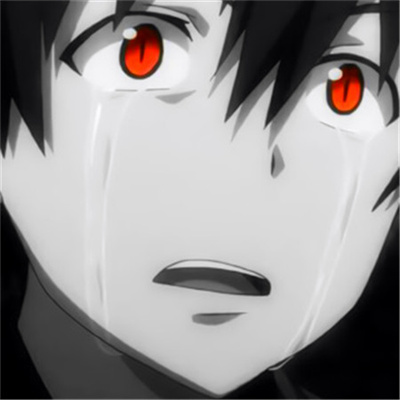 动漫男生虐心哭泣头像哭不出来(优选24张)