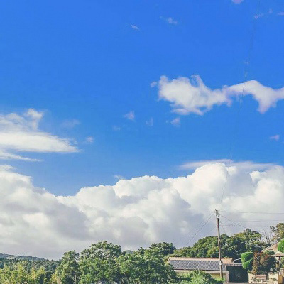 蓝天白云图片微信头像大全(精选20张)