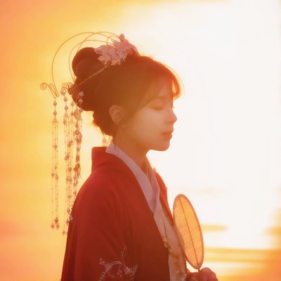 高清好看的红衣女子唯美古风头像图片大全(精选38张)