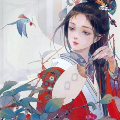 又美又飒的红衣女生动漫头像(精选28张)