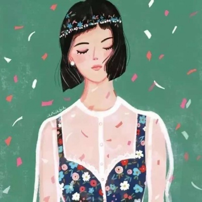 文艺清新动漫女生头像(精选24张)