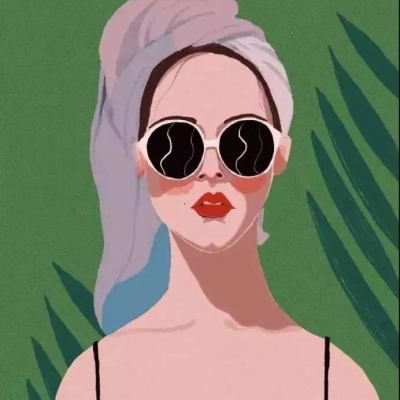 文艺清新动漫女生头像(精选24张)