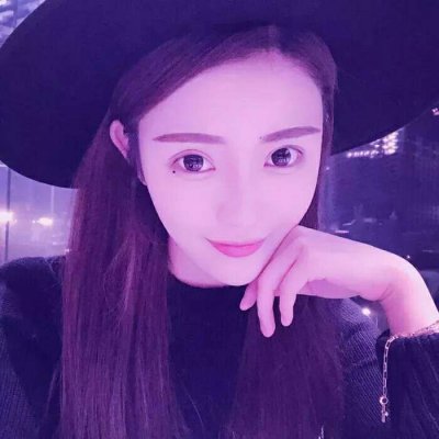 梦幻冰紫色星空少女头像(18张)