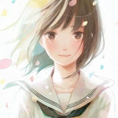 清新小女孩动漫头像(精选24张)